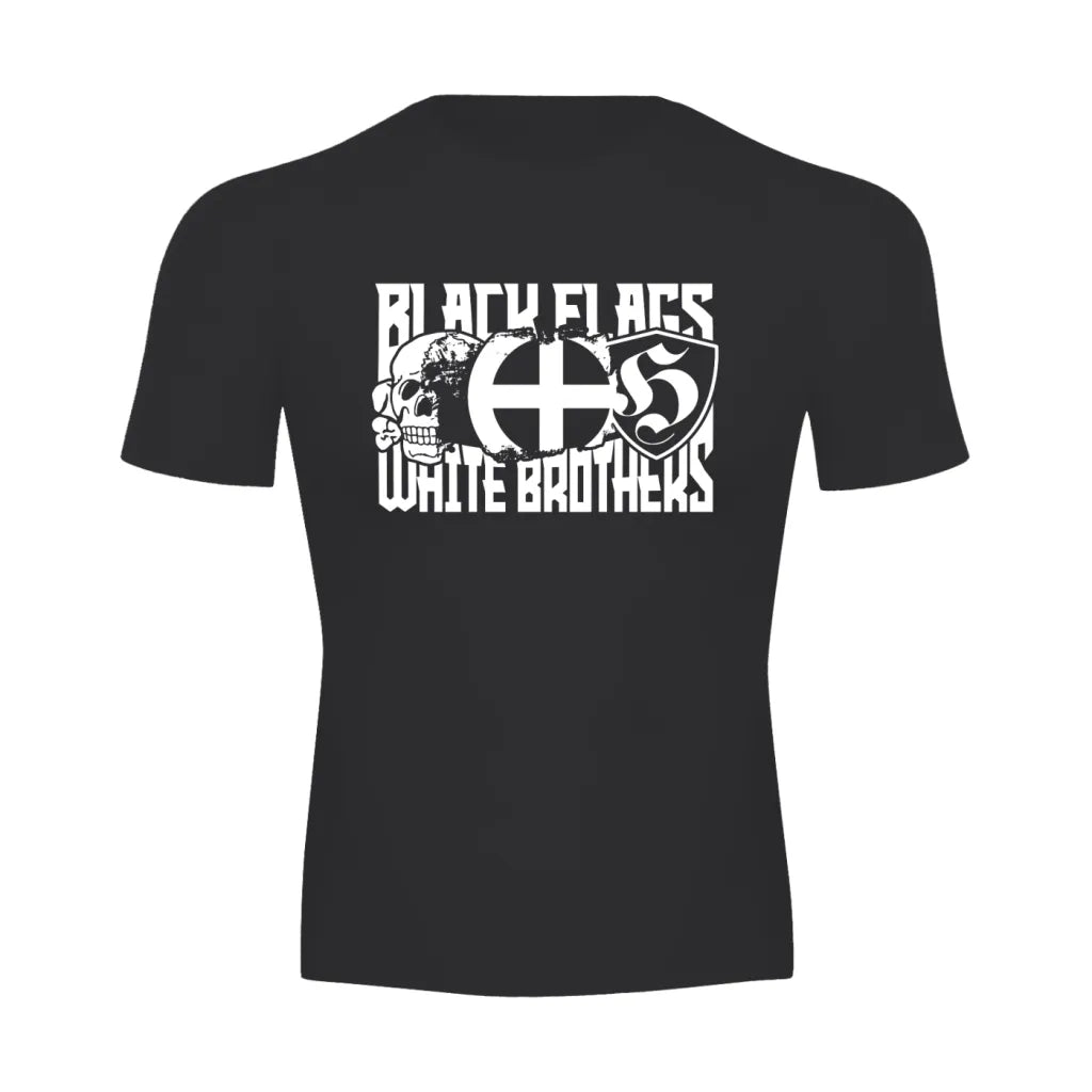 Black flags, white brothers