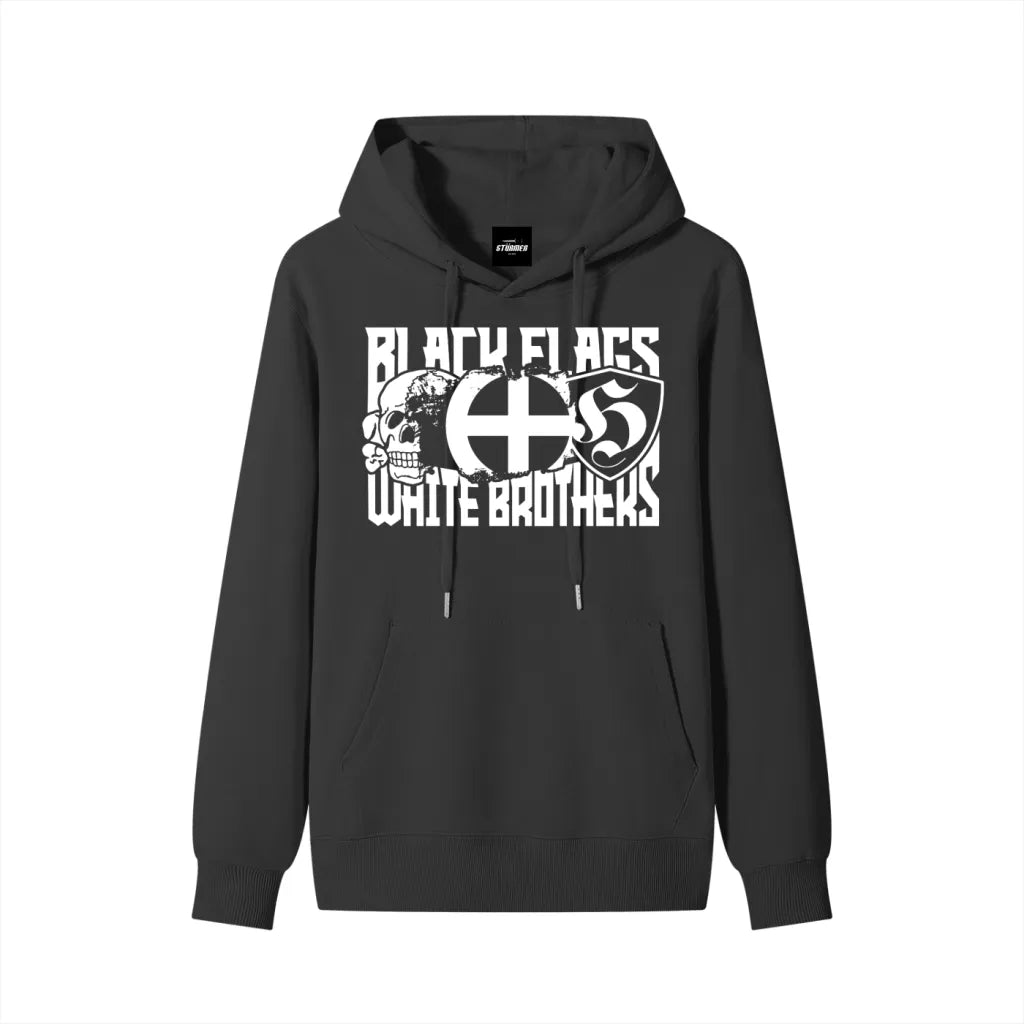 Black flags, white brothers